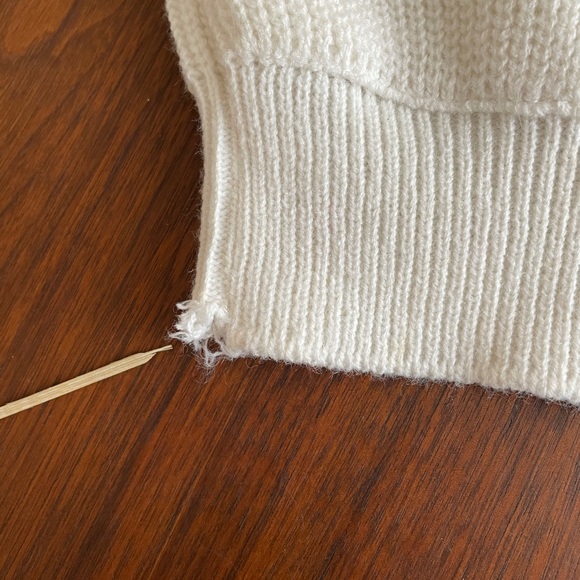 Vintage rabbit fur sweater - Picture 5 of 6